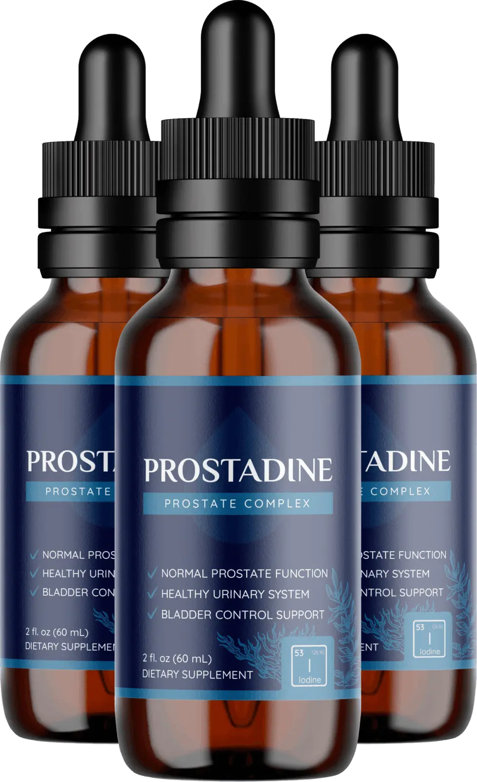 Prostadine 3 bottle pack for prostate health support and improved urinary function